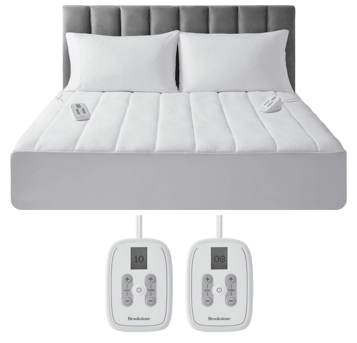 Brookstone Heated Mattress Pad